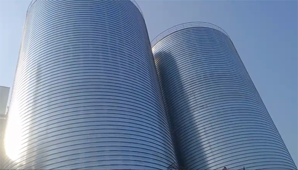 文县2座混凝土高架卷板仓